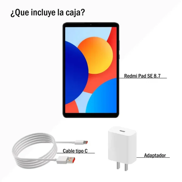 Tablet REDMI 8.7" Pulgadas Pad SE 128GB WiFi Verde - Imagen 3