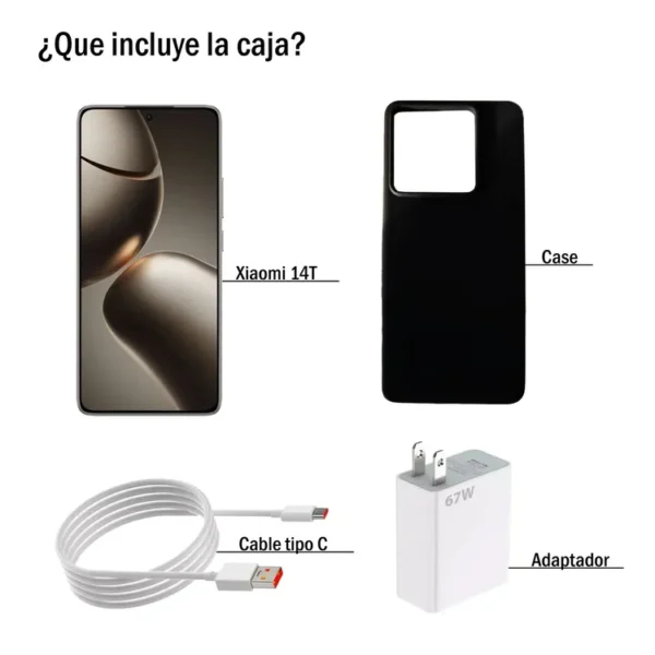 Celular Xiaomi 14T 512GB 5G Gris - Imagen 3