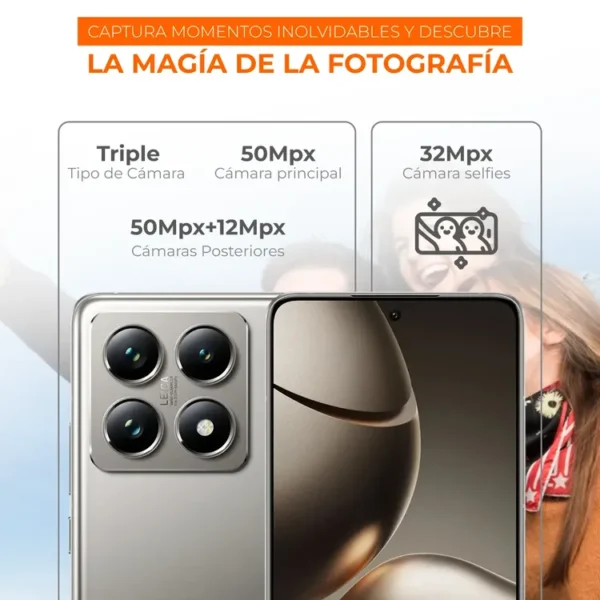 Celular Xiaomi 14T 512GB 5G Gris - Imagen 4
