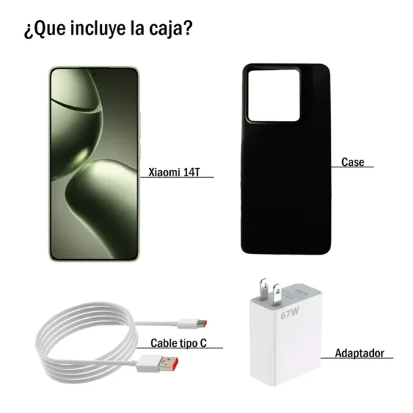Celular Xiaomi 14T 512GB 5G Verde - Imagen 3