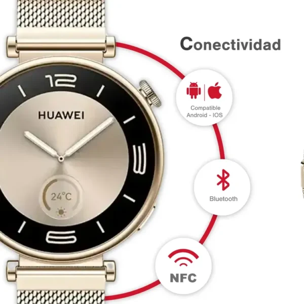 Reloj HUAWEI GT 4 41 mm Dorado - Imagen 3