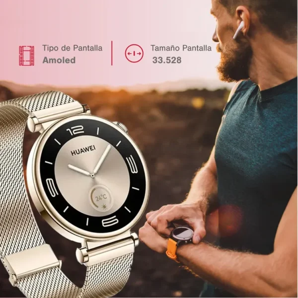 Reloj HUAWEI GT 4 41 mm Dorado - Imagen 4