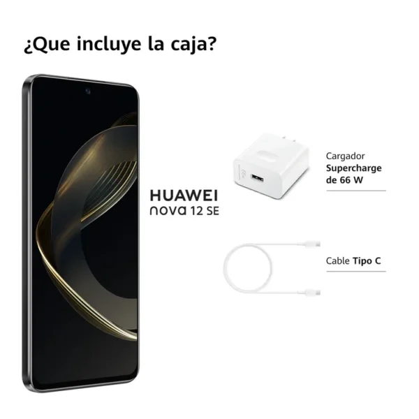 Celular HUAWEI Nova 12SE 256 GB Negro - Imagen 3