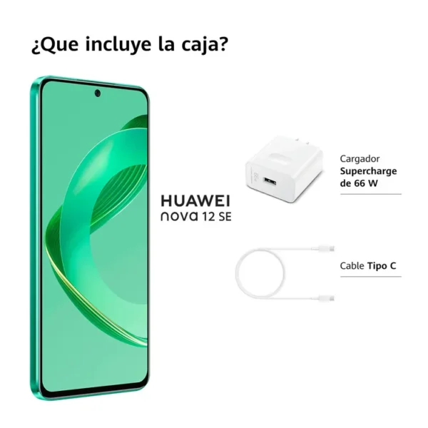 Celular HUAWEI Nova 12SE 256 GB Verde - Imagen 3