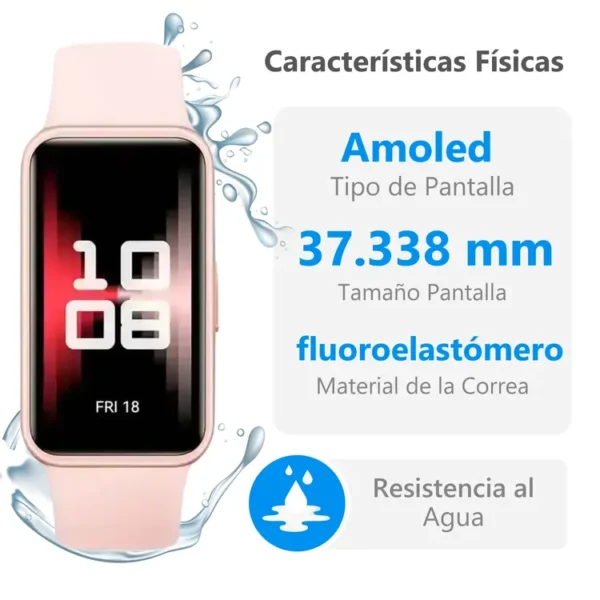 Banda HUAWEI Band 9 Rosado Encantador - Imagen 6