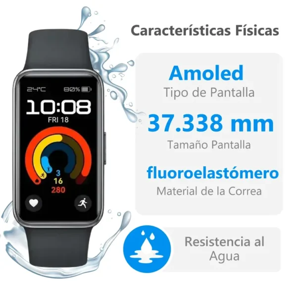 Banda HUAWEI Band 9 Negro Estrellado - Imagen 6