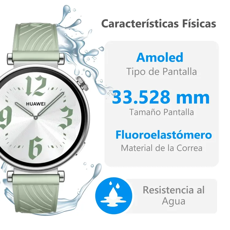 Reloj HUAWEI GT4 41mm Verde - Imagen 6