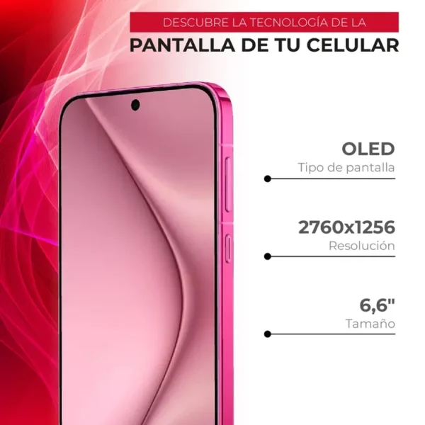 Celular HUAWEI Pura70 256GB Rosado - Imagen 7