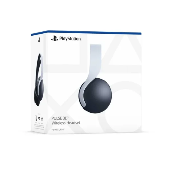 Audífonos de Diadema PLAYSTATION PS5 Inalámbricos Over Ear Pulse 3D Blanco y Negro - Imagen 3