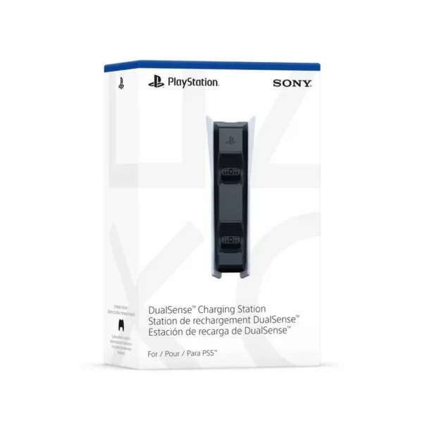 Cargador de Control PLAYSTATION PS5 Blanco y Negro - Imagen 4
