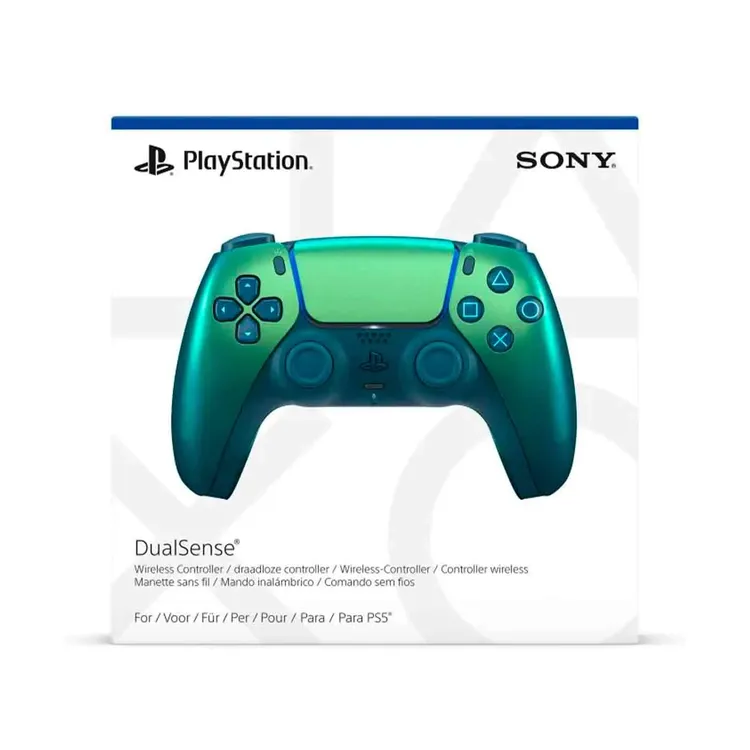 Control PLAYSTATION PS5 DualSense Cromado Azul|Verde - Imagen 6