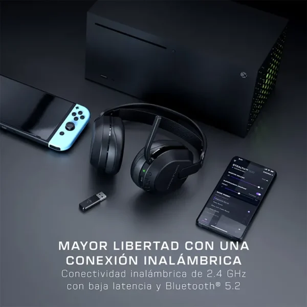 Audífonos de Diadema TURTLE BEACH Inalámbricos Over Ear Gaming Stealth 500 Xbox Gen 3 Negro - Imagen 9