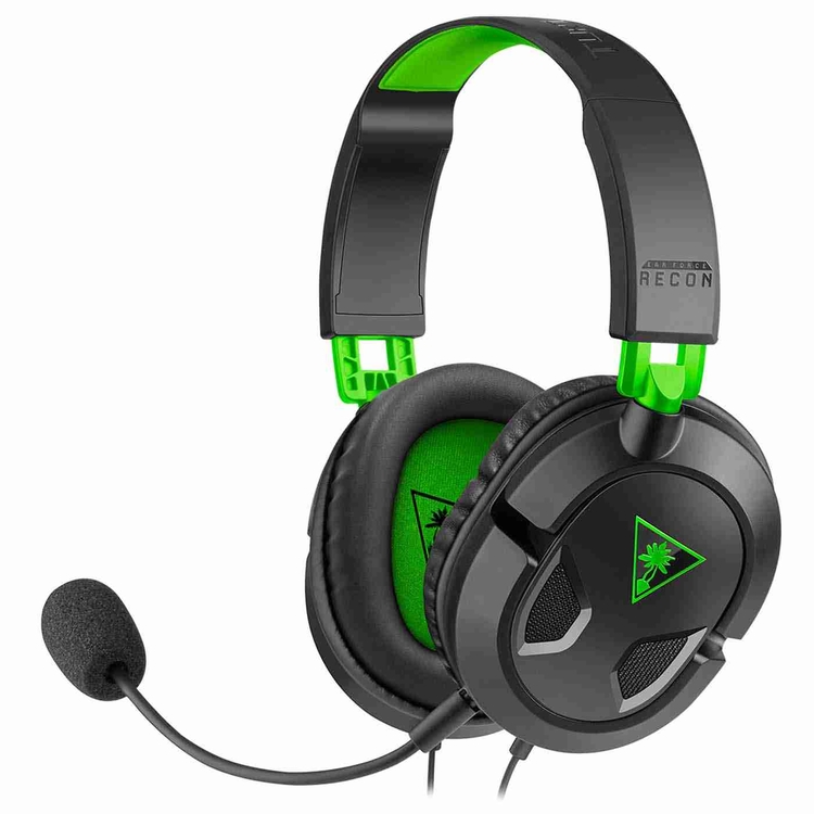 Audífonos de Diadema TURTLE BEACH Alámbricos Over Ear Force Recon 50X Gaming Multiplataforma Negro|Verde - Imagen 2
