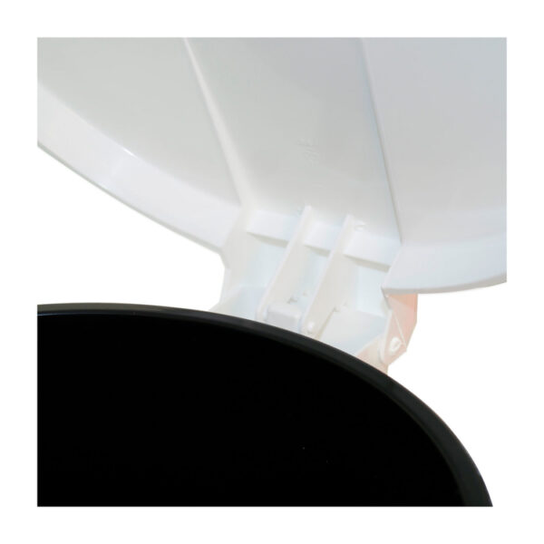 Caneca / Papelera de Pedal 12 Litros VANYPLAS Blanca - Imagen 3
