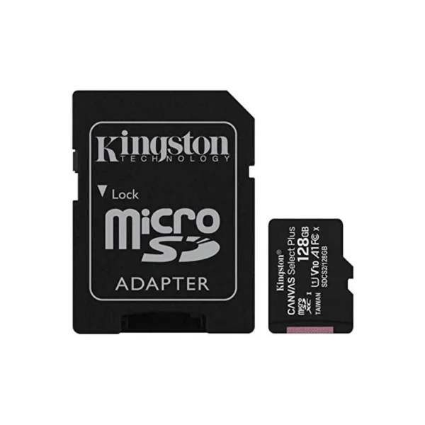 Memoria MicroSD KINGSTON 128GB + Adaptador Cl10 - Imagen 2