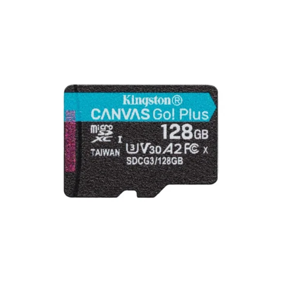 Memoria Micro SD KINGSTON 128 GB + Adaptador Clase 10 Canvas SDCG3 - Imagen 2