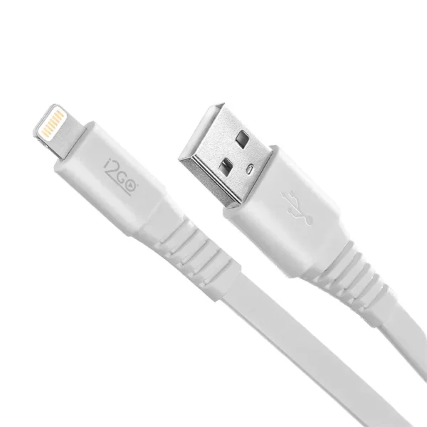 Cable i2GO USB-A a Lightning 1.2 Metros MFI Blanco