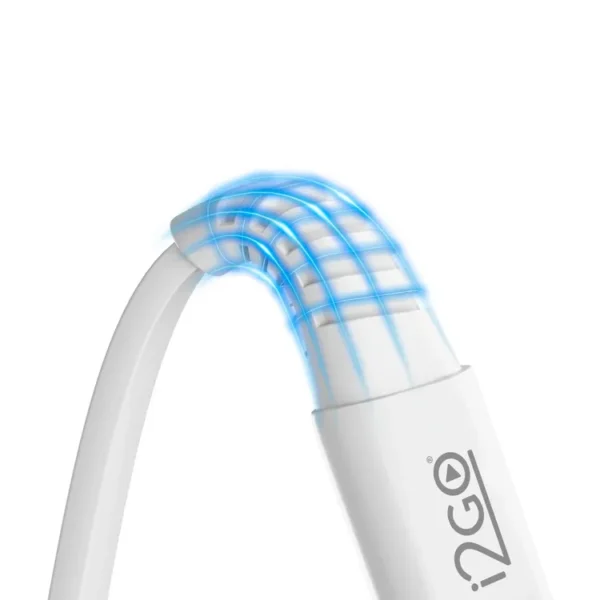 Cable i2GO USB-A a Lightning 1.2 Metros MFI Blanco - Imagen 2