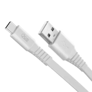 Cable i2GO USB-A a USB-C 1.2m Blanco