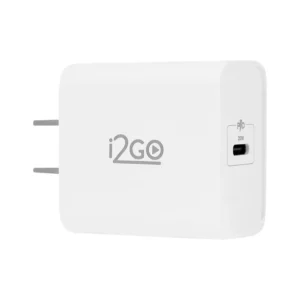 Adaptador|Cargador de Pared i2GO USB-C 20W Carga Rápida Blanco