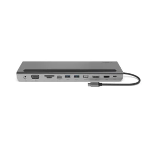 Adaptador Multipuerto BELKIN 11 en 1 USB-C a Ethernet|2 USB 3.0|USB 2.0|HDMI|VGA|USB-C|DisplayPort|Lector de Tarjetas|3.5mm