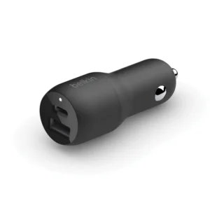Cargador Auto BELKIN Dual 37W (USB-C 25W|USB 12W) Negro
