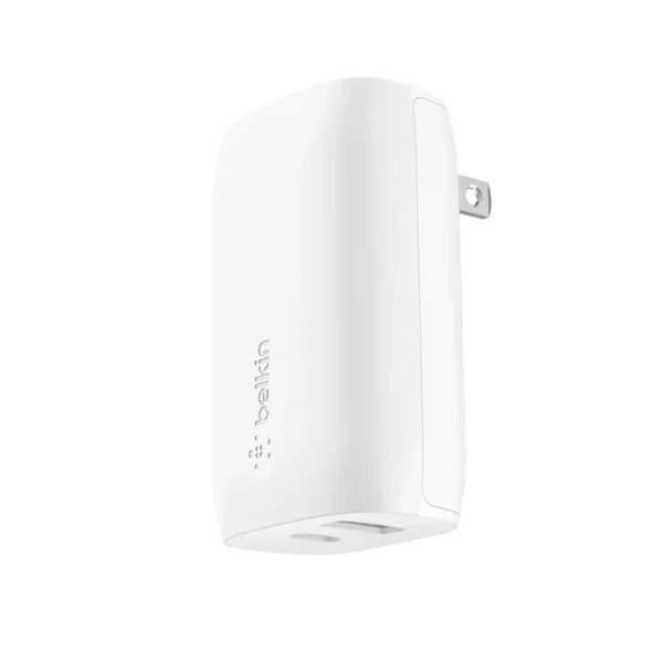Adaptador|Cargador Pared BELKIN Dual USB-C 32W Carga Rápida (USB-C 20W|USB-A 12W) - Imagen 4