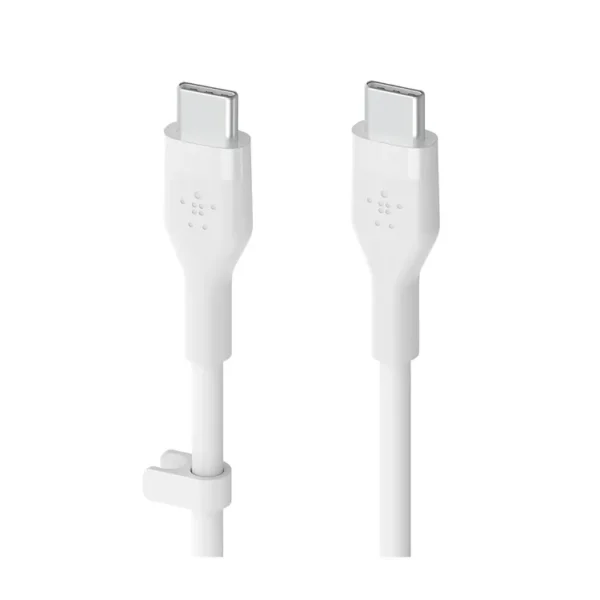 Kit x 2 Cable BELKIN USB-C a USB-C  2 Metros C/U (Blanco y Negro) - Imagen 4