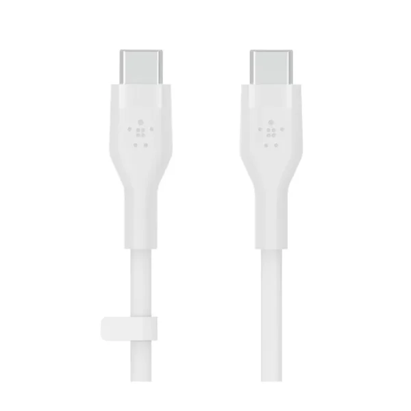Kit x 2 Cable BELKIN USB-C a USB-C  2 Metros C/U (Blanco y Negro) - Imagen 5