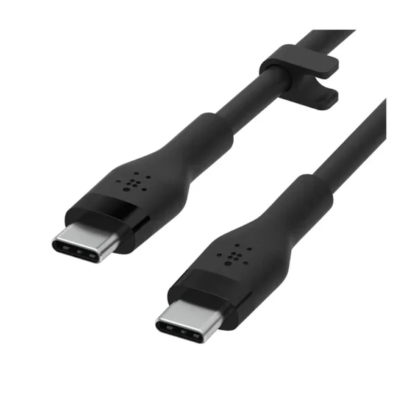 Kit x 2 Cable BELKIN USB-C a USB-C  2 Metros C/U (Blanco y Negro) - Imagen 7