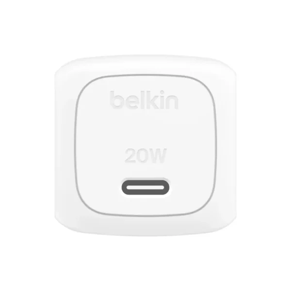 Cargador de Pared BELKIN 20W USB-C Cúbico Blanco - Imagen 4
