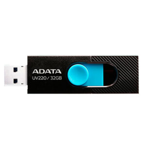 Memoria USB  ADATA 32 GB Negra/Azul UV220