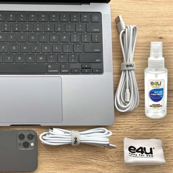 Kit de limpieza E4U con Paño de Microfibra - Imagen 5
