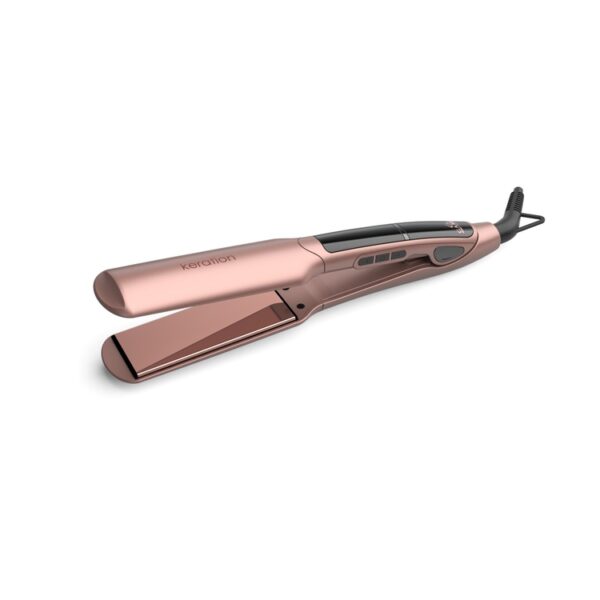 Plancha de Cabello GAMA Xwide Keration Rosado - Imagen 2