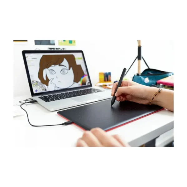 Tableta Gráfica WACOM One by Negro|Rojo - Imagen 4