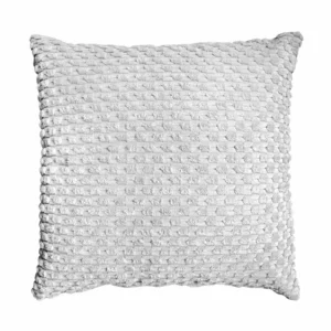 Cojín Jacquard Coral K-LINE Gris Plata 50 x 50 cm