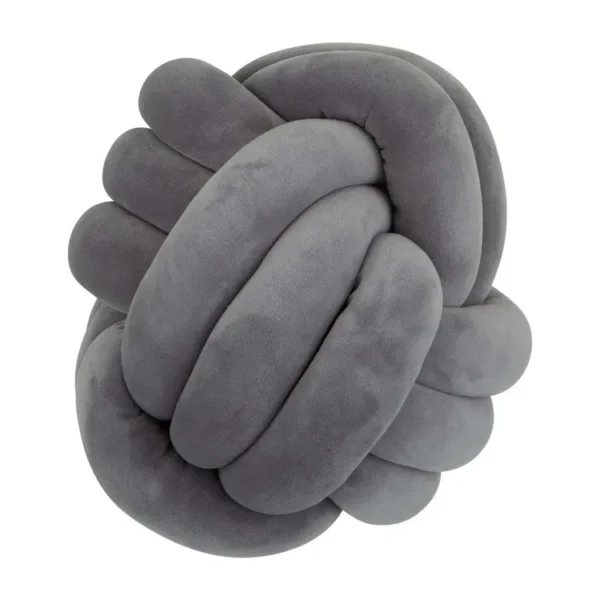 Cojín Bola Nudo K-LINE Kids Gris 27.5 x 27.5 cm