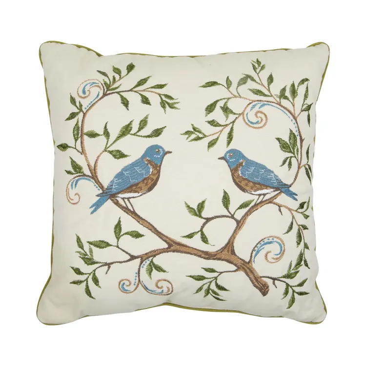 Cojín Decorativo K-LINE Pájaros 45 x 45 cm