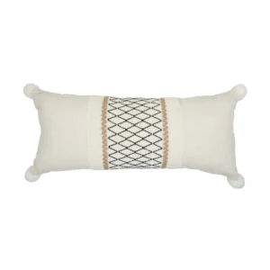 Cojín Decorativo K-LINE Anguloa Borlas 30 x 70 cm