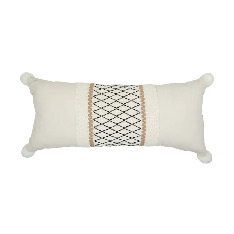 Cojín Decorativo K-LINE Anguloa Borlas 30 x 70 cm