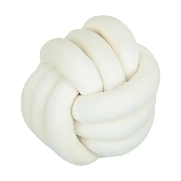 Cojín Bola Nudo K-LINE Kids Crema 27.5 x 27.5 cm