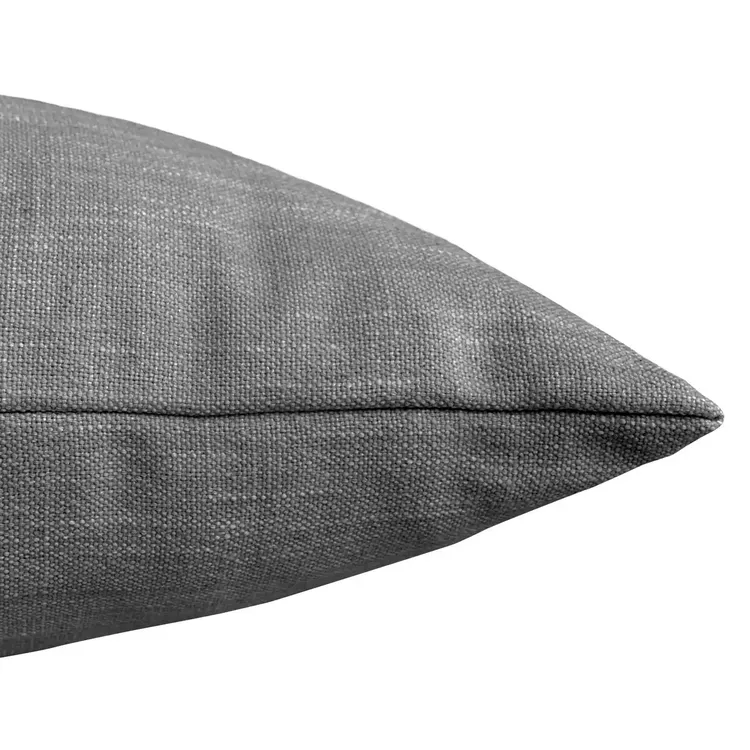 Cojín K-LINE Natural Lino Gris Plomo 50 x 50 cm - Imagen 3