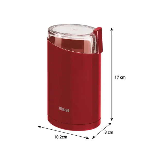 Molino de Café IMUSA Coffee Grinder Rojo - Imagen 6