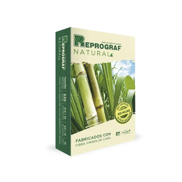 Resma de papel REPROGRAF Tamaño oficio natural 72g x520 hojas - Imagen 2