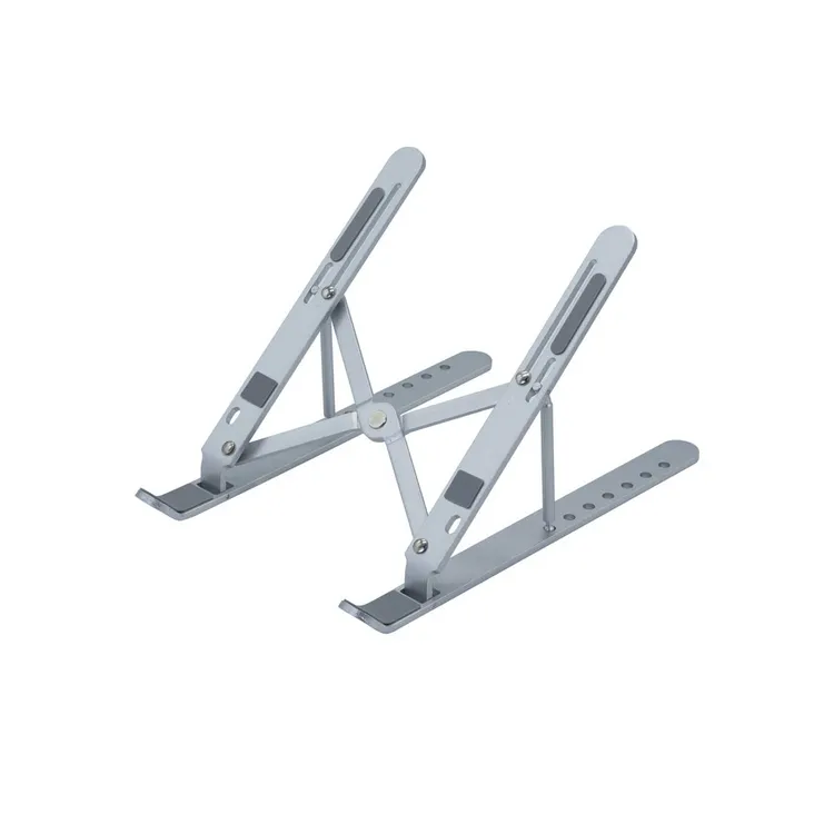 Base Metálica VTA Retráctil para Portátil|8 Posiciones con Estuche De Carga