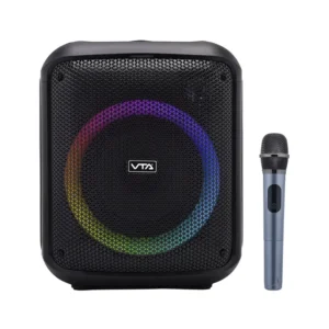 Parlante VTA Inalámbrico Bluetooth Fluorecens Box Neón Digital Sound 60W Negro