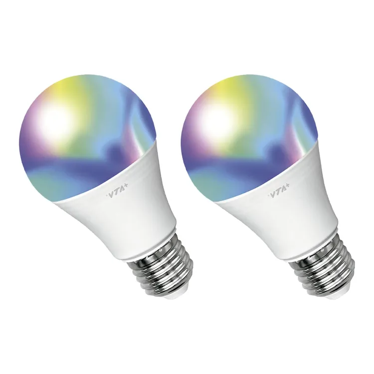Kit X 2 Bombillo Inteligente VTA+ LED Alva E27 RGB