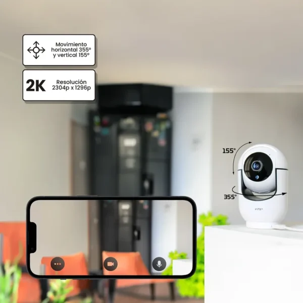 Cámara de Seguridad Interior VTA+ Ovo 2 Domo 1080P HD con Rotación - Imagen 8