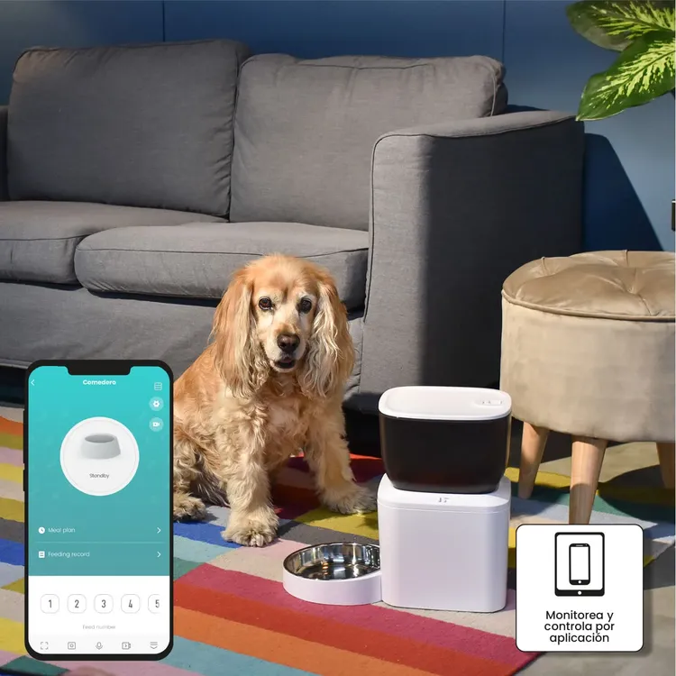 Dispensador de Comida para Mascotas VTA+ WiFi  4L Active Lite - Imagen 7