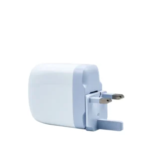 Cargador Viajero VTA 65W de USB-C a USB-C de 1.0 metro blanco Ultra Rápido Pd Multivoltaje